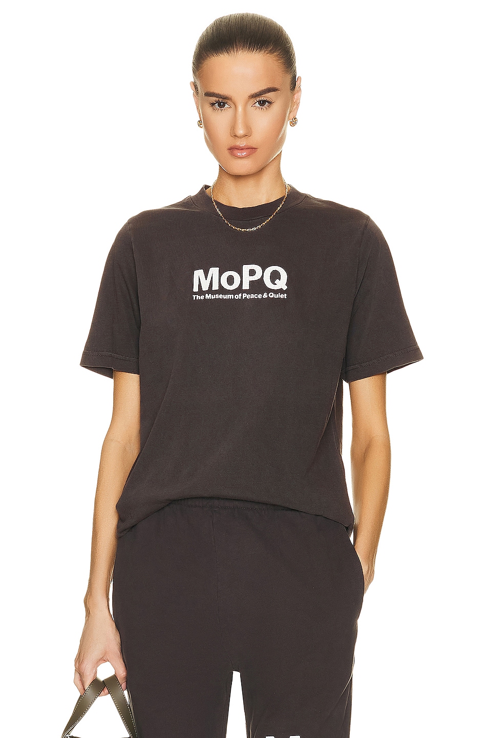 Image 1 of Museum of Peace and Quiet Contemporary Museum T-shirt in Black