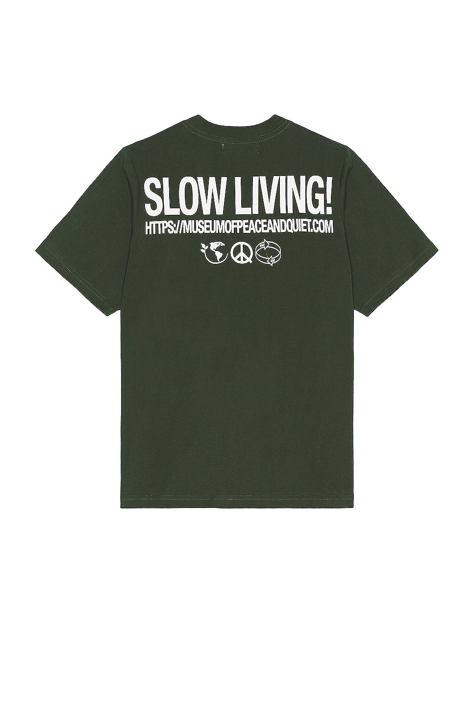 Image 1 of Museum of Peace and Quiet Slow Living T-shirt in Forest
