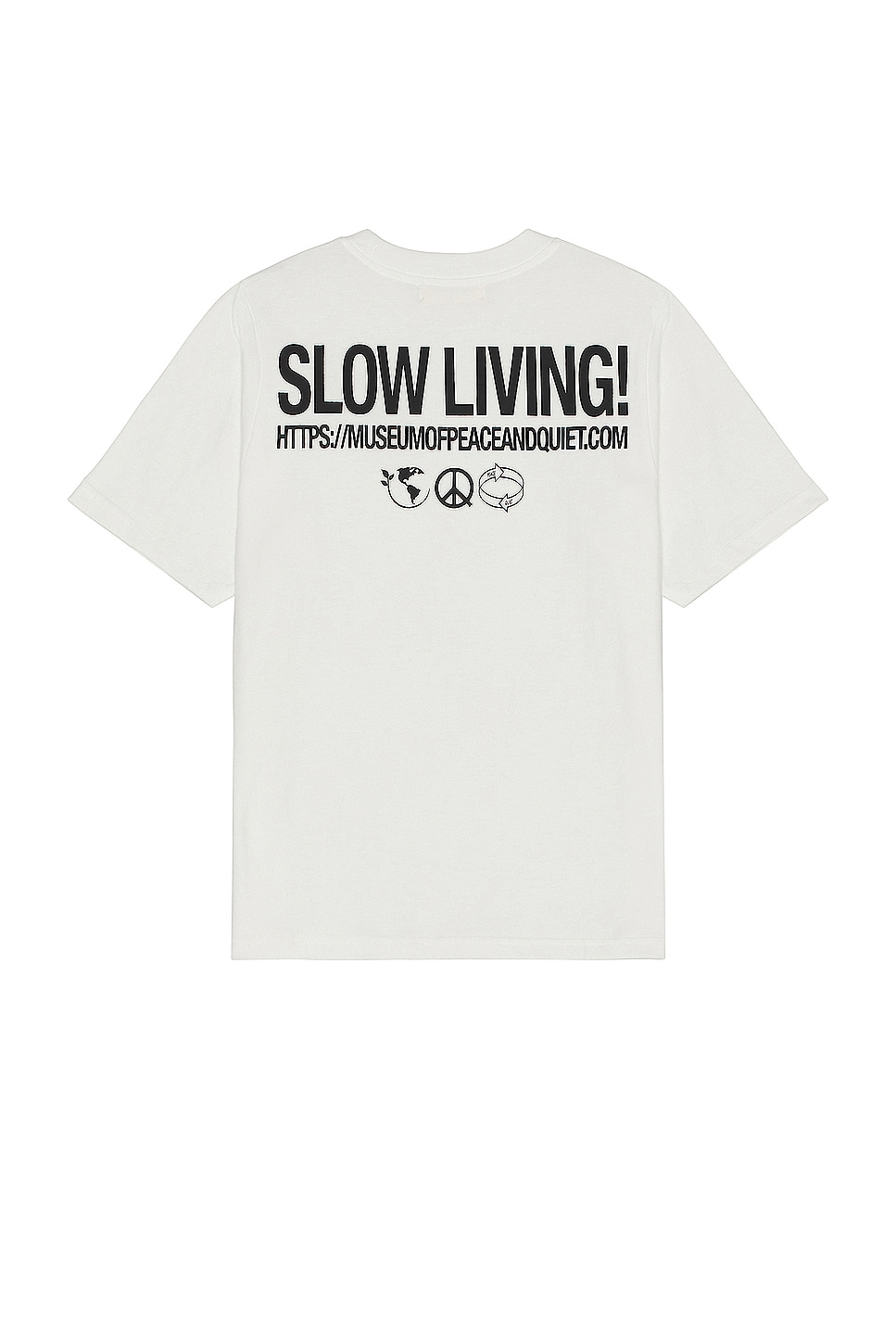 Image 1 of Museum of Peace and Quiet Slow Living T-shirt in White