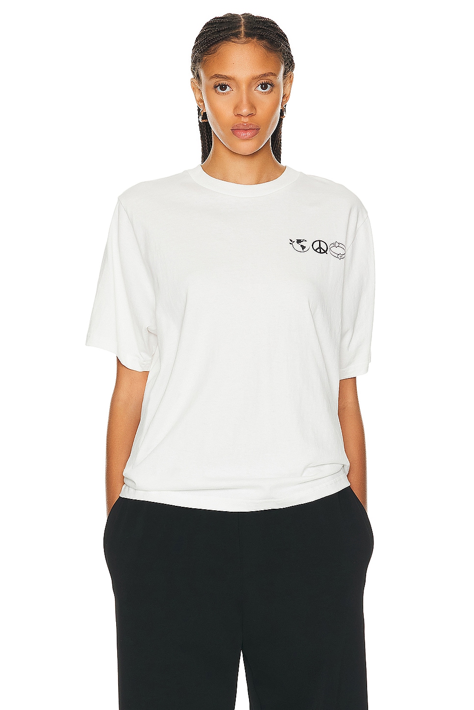 Slow Living T-shirt in White