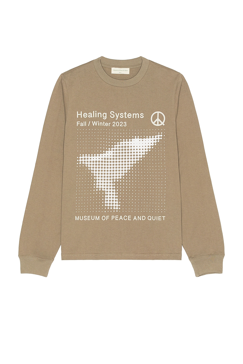Image 1 of Museum of Peace and Quiet Healing Systems Long Sleeve T-shirt in Clay