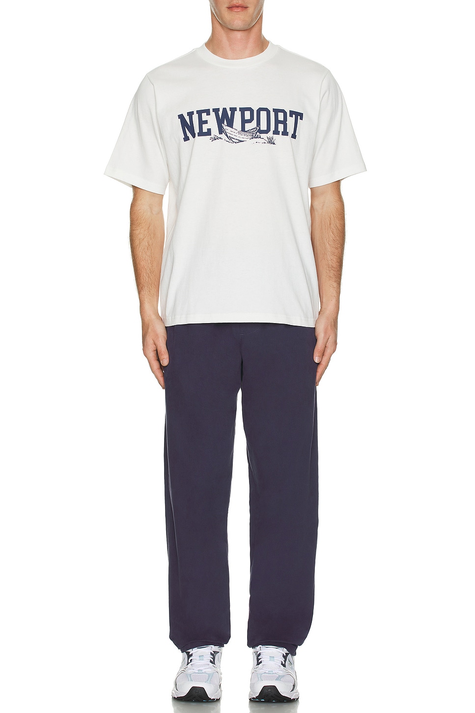 Image 1 of Museum of Peace and Quiet Newport T-Shirt in White
