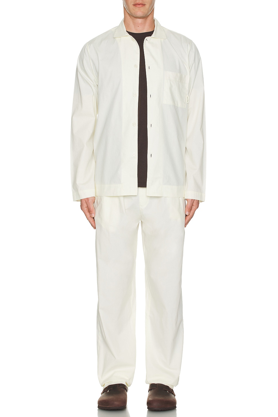 Image 1 of Museum of Peace and Quiet Lounge Pajama Shirt in Bone