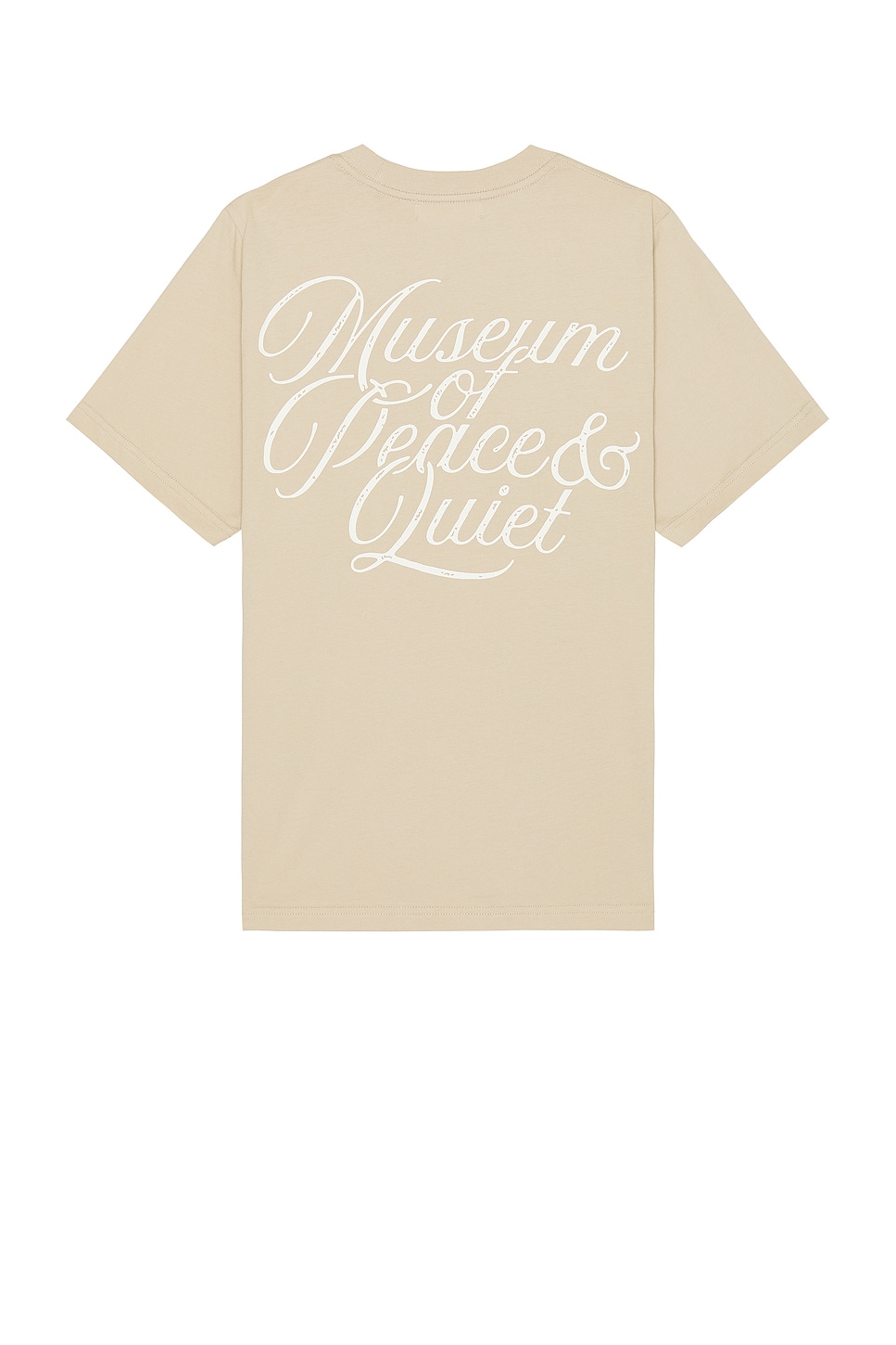 Image 1 of Museum of Peace and Quiet Scribe T-Shirt in Taupe