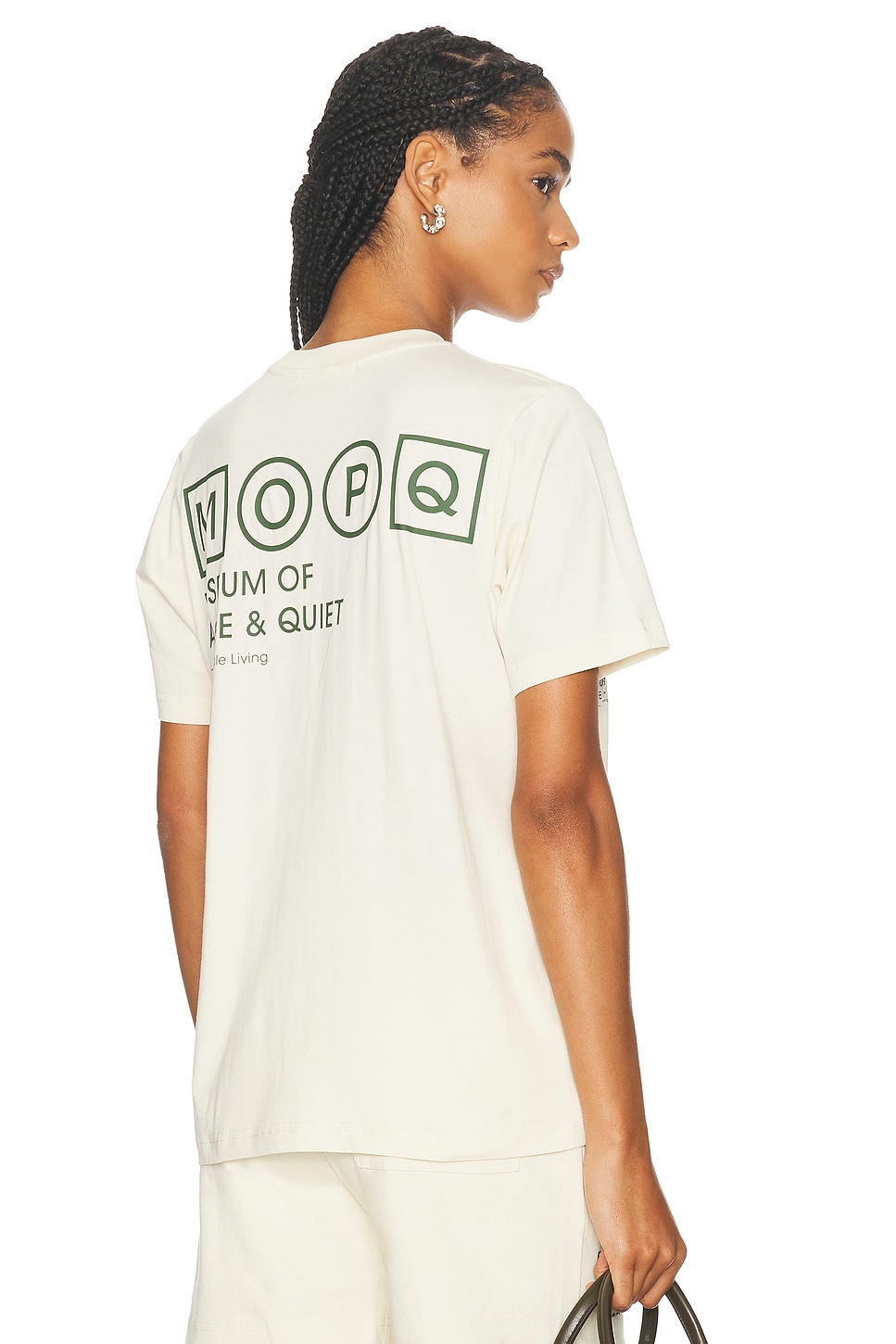 Image 1 of Museum of Peace and Quiet Simple Living T-Shirt in Bone