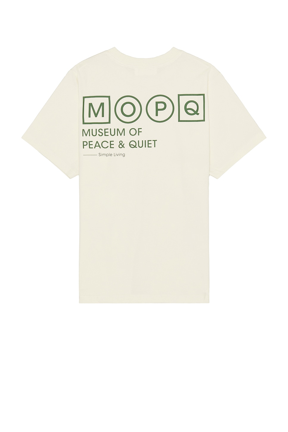 Image 1 of Museum of Peace and Quiet Simple Living T-Shirt in Bone
