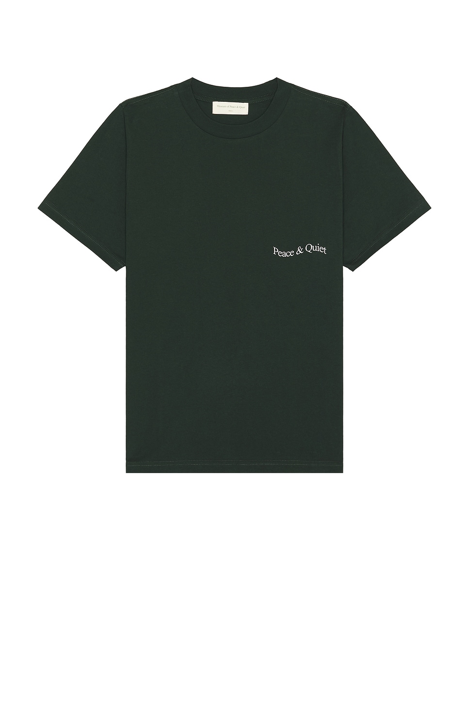 Image 1 of Museum of Peace and Quiet Wordmark T-Shirt in Pine