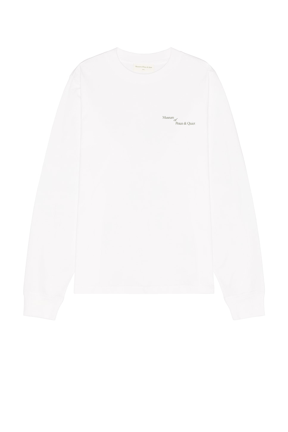 Image 1 of Museum of Peace and Quiet Italic Shirt in White