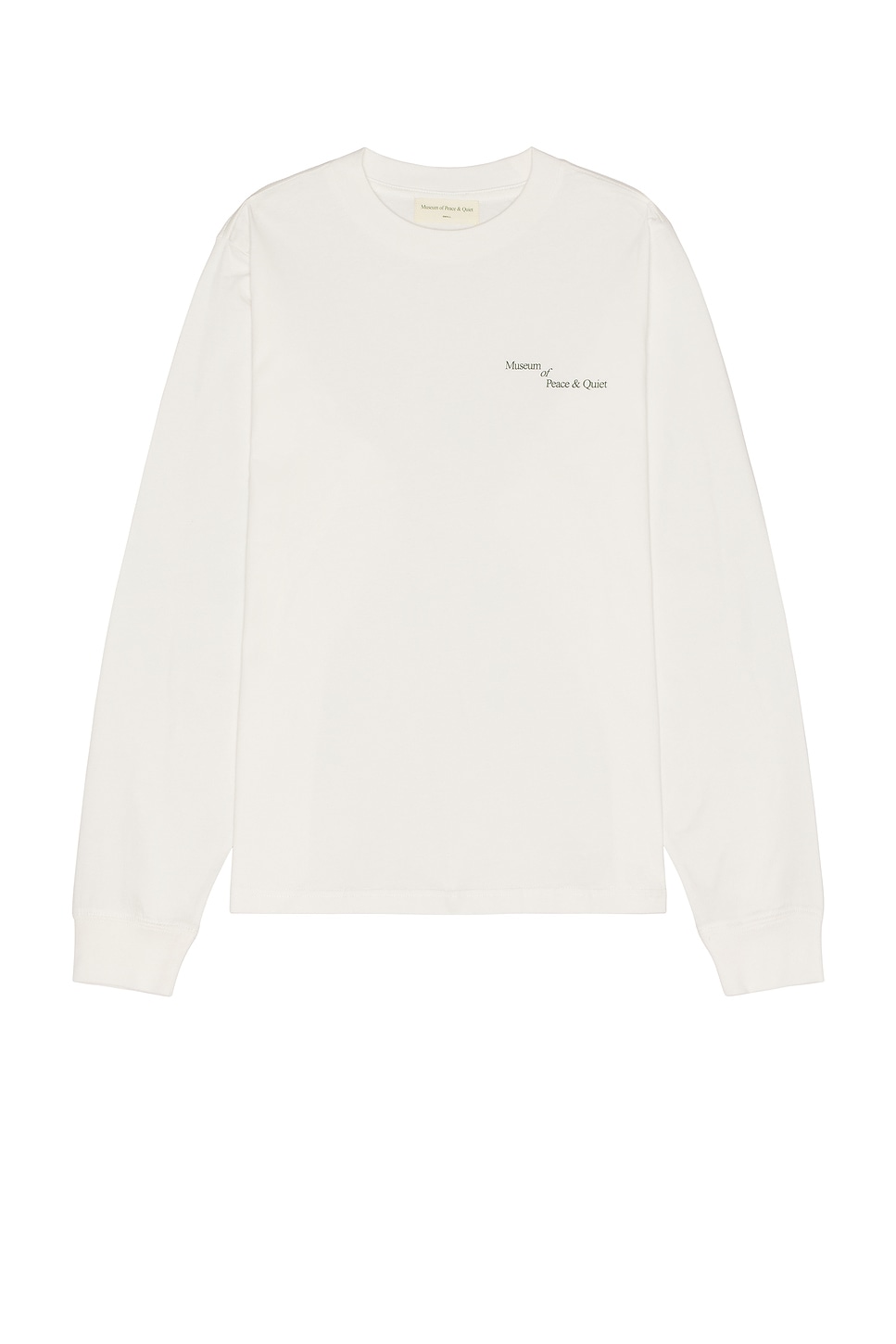 Image 1 of Museum of Peace and Quiet Italic Shirt in White