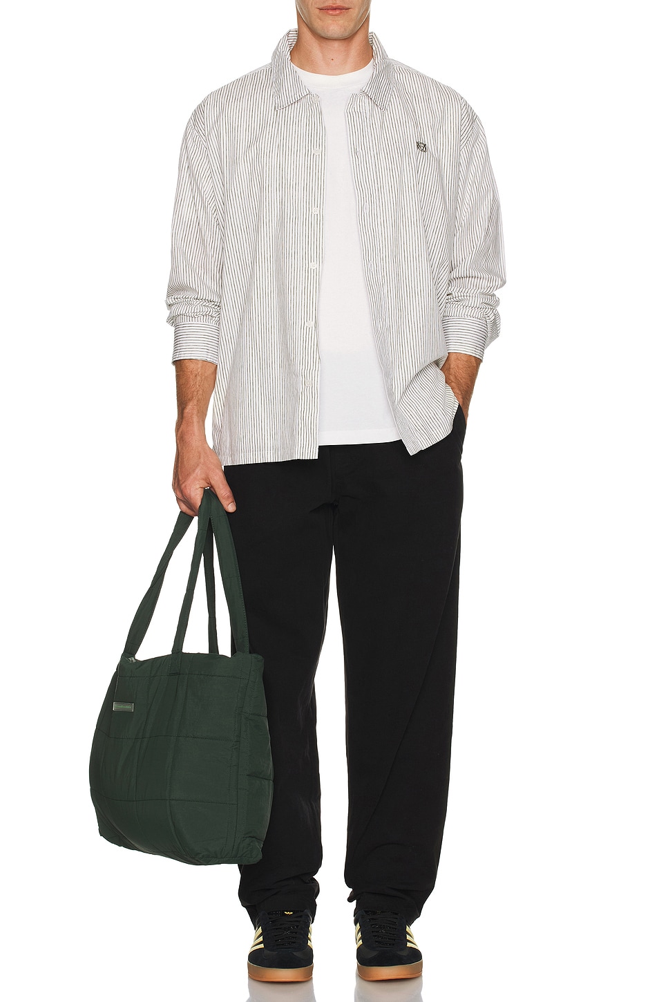 Image 1 of Museum of Peace and Quiet Vacation Button Up in Olive