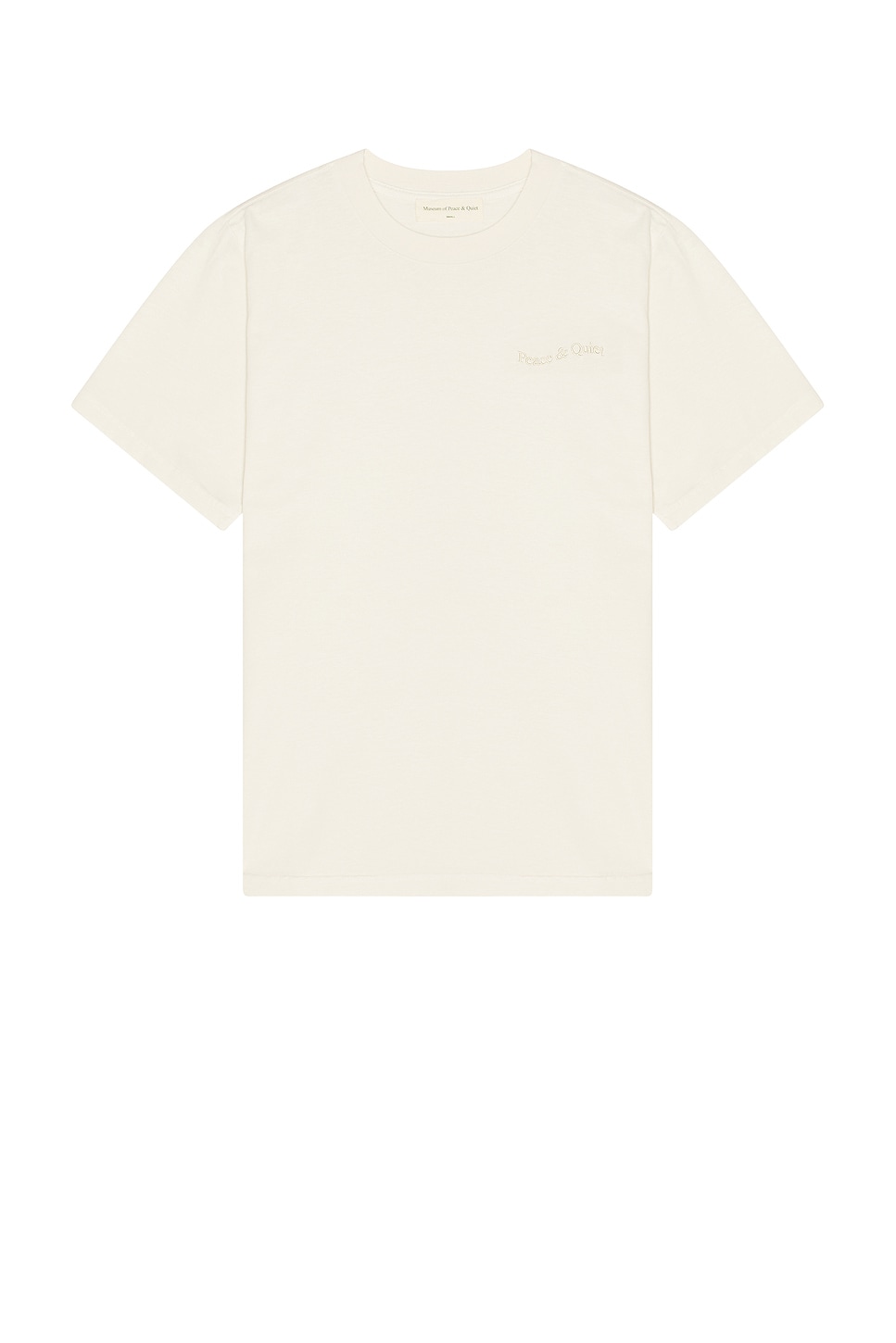 Wordmark Pigment Dyed T-Shirt in Cream