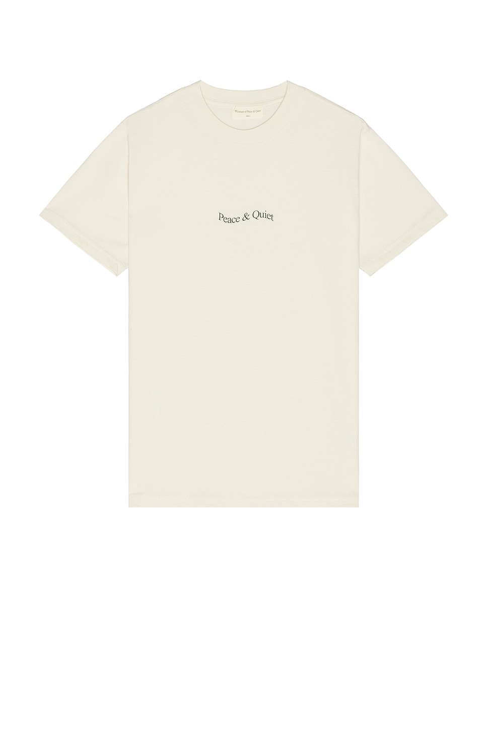 Image 1 of Museum of Peace and Quiet Wordmark Tee in Bone