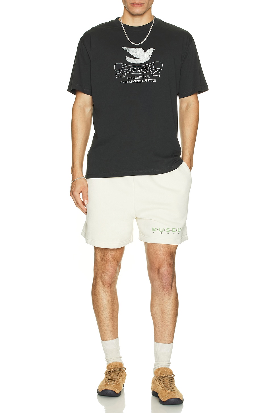 Image 1 of Museum of Peace and Quiet Conscious Lifestyle Tee in Black