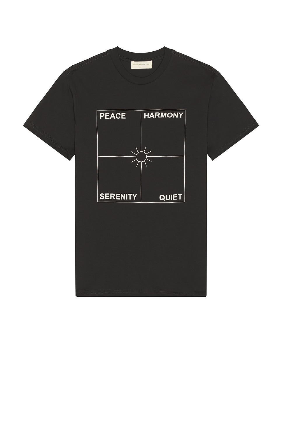 Image 1 of Museum of Peace and Quiet Four Corners T-Shirt in Black