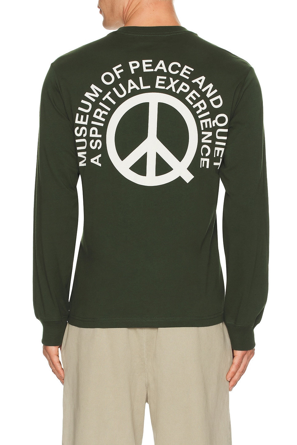 Image 1 of Museum of Peace and Quiet Spiritual Experience Long Sleeve T-Shirt in Forest