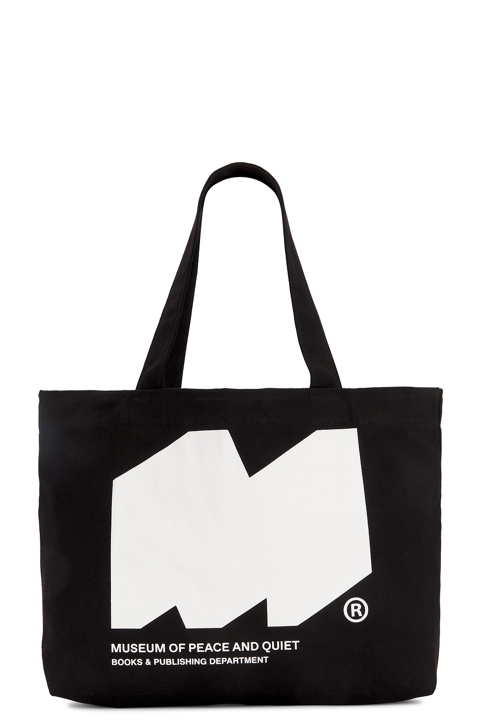 Shop Museum Of Peace And Quiet Museum Publishing Tote Bag In Black