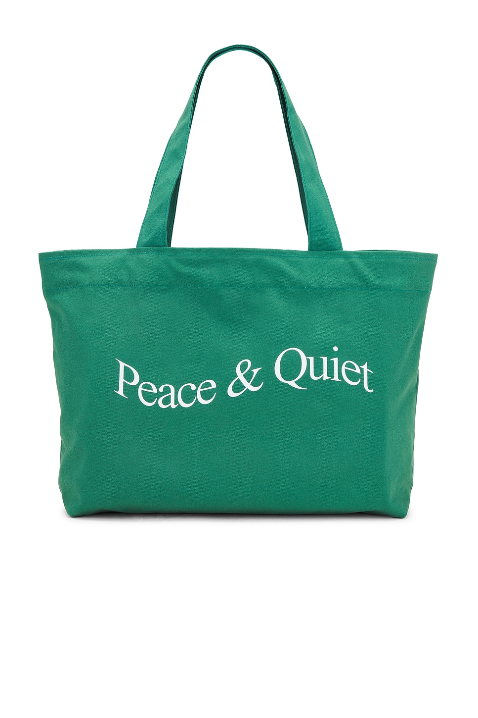 Wordmark Pigment Dyed Tote Bag in Green