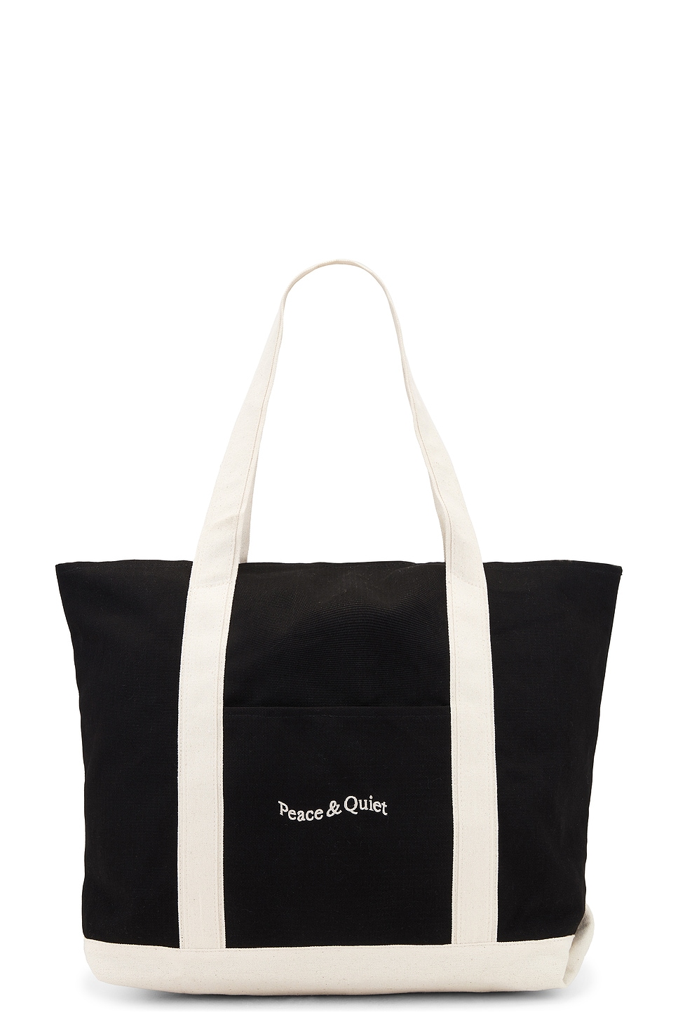 Wordmark Boat Tote in Black