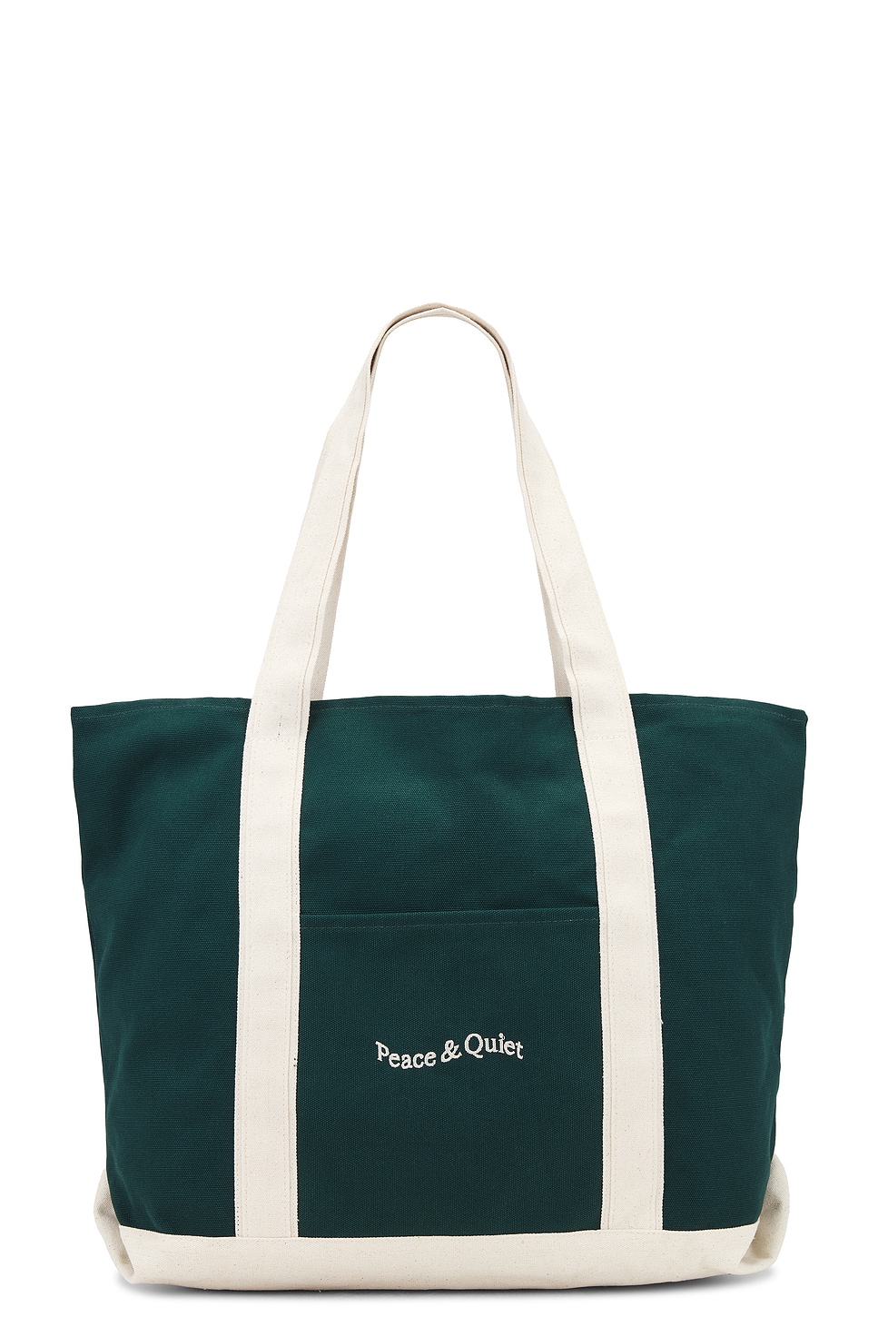 Wordmark Boat Tote in Green