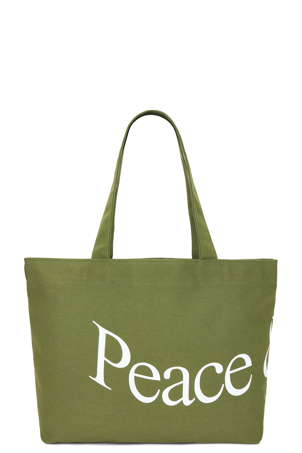 Wordmark Tote Bag in Olive