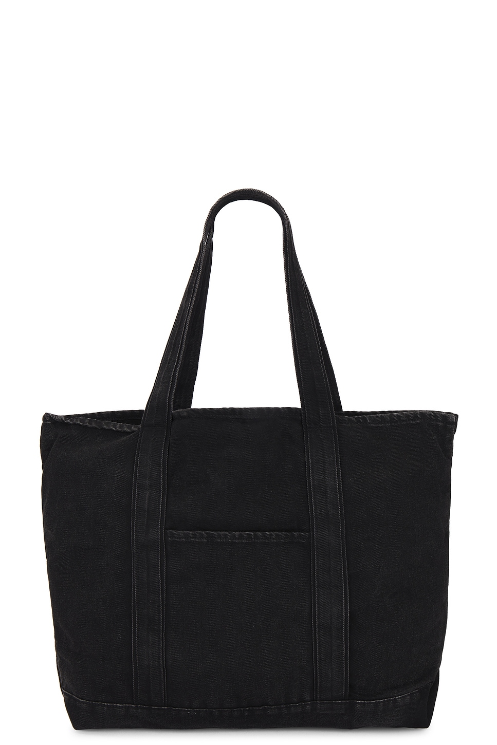 MUSEUM OF PEACE AND QUIET WORDMARK DENIM BOAT TOTE