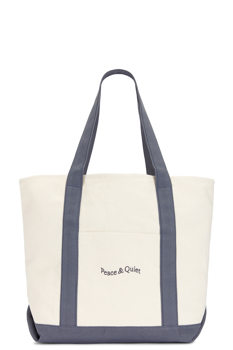 Shop Museum Of Peace And Quiet Wordmark Boat Tote In Coastal Blue