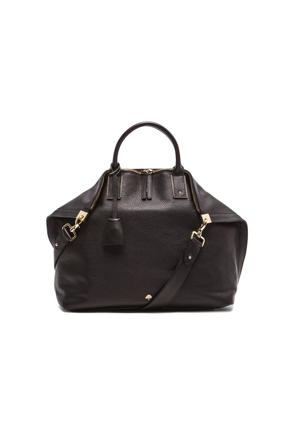 Image 1 of Mulberry Alice Zipped Tote in Black