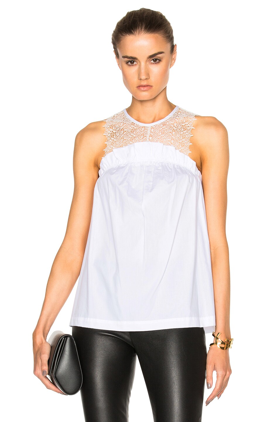 Image 1 of Marissa Webb Mercer Lace Top in White