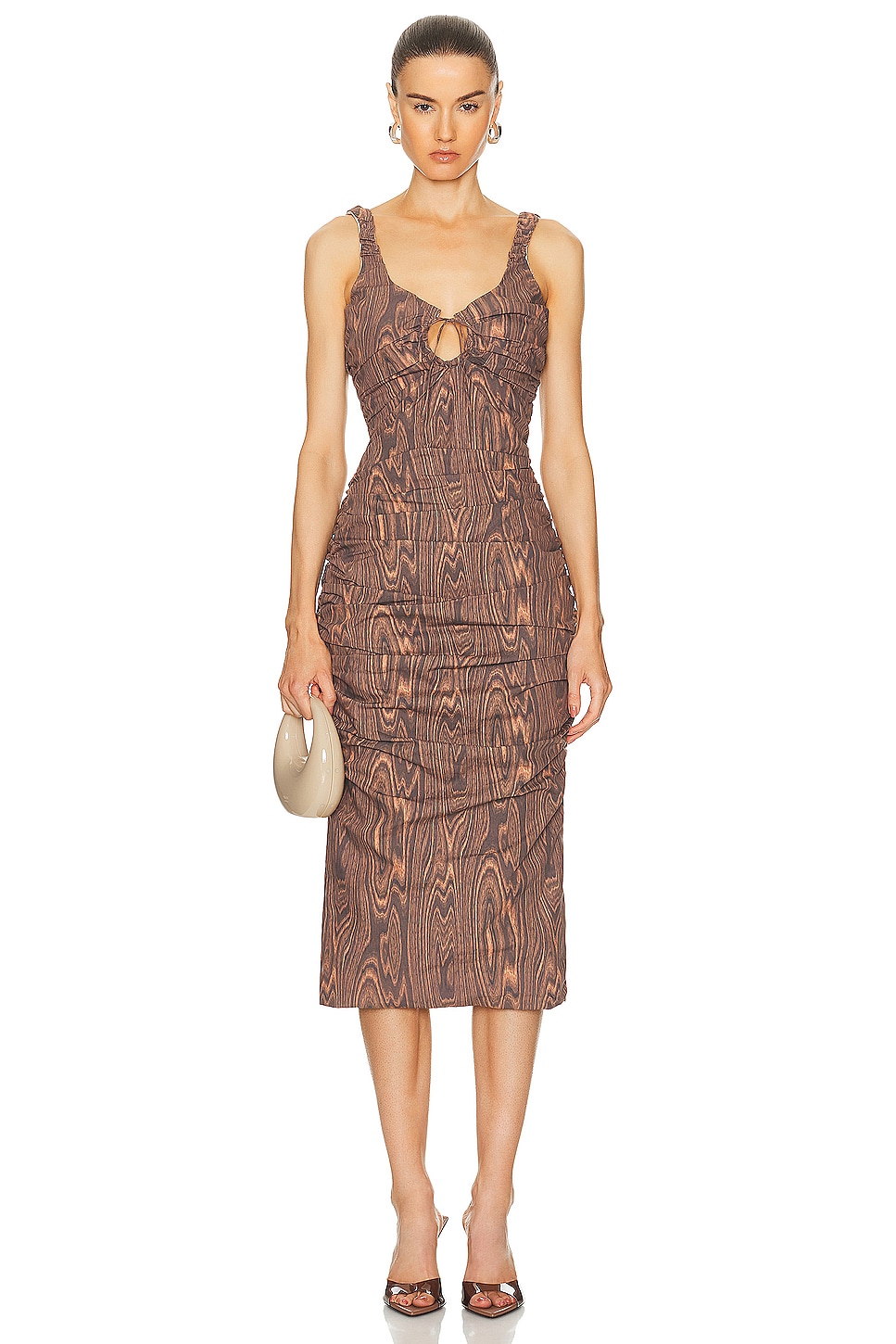 Image 1 of Maisie Wilen Lady Miss Dress in Wood