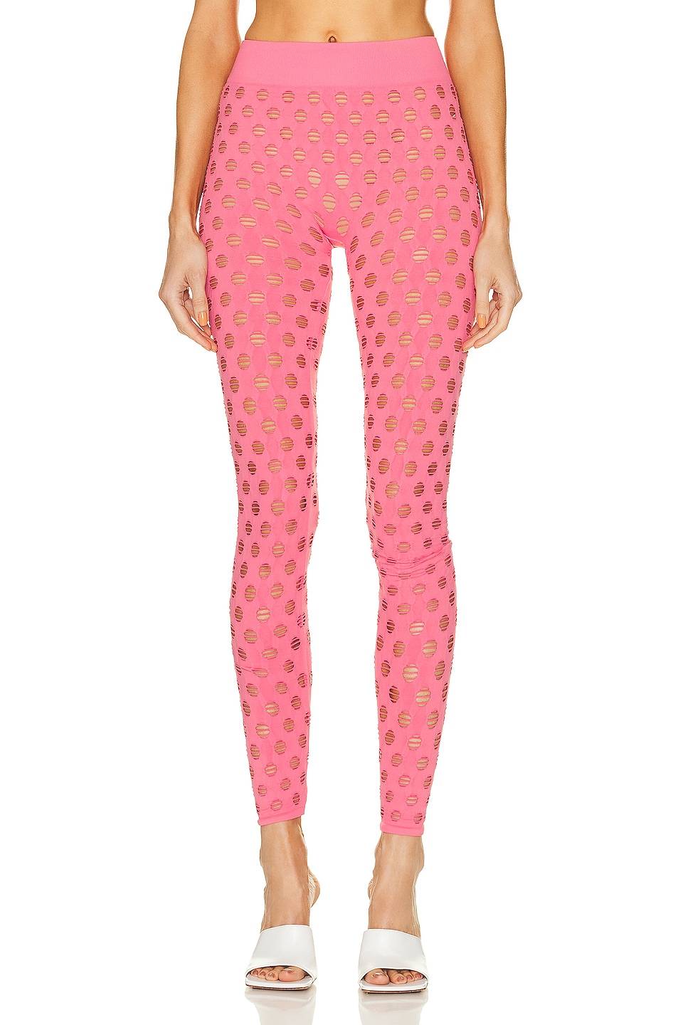 Image 1 of Maisie Wilen Perforated Legging in Pink