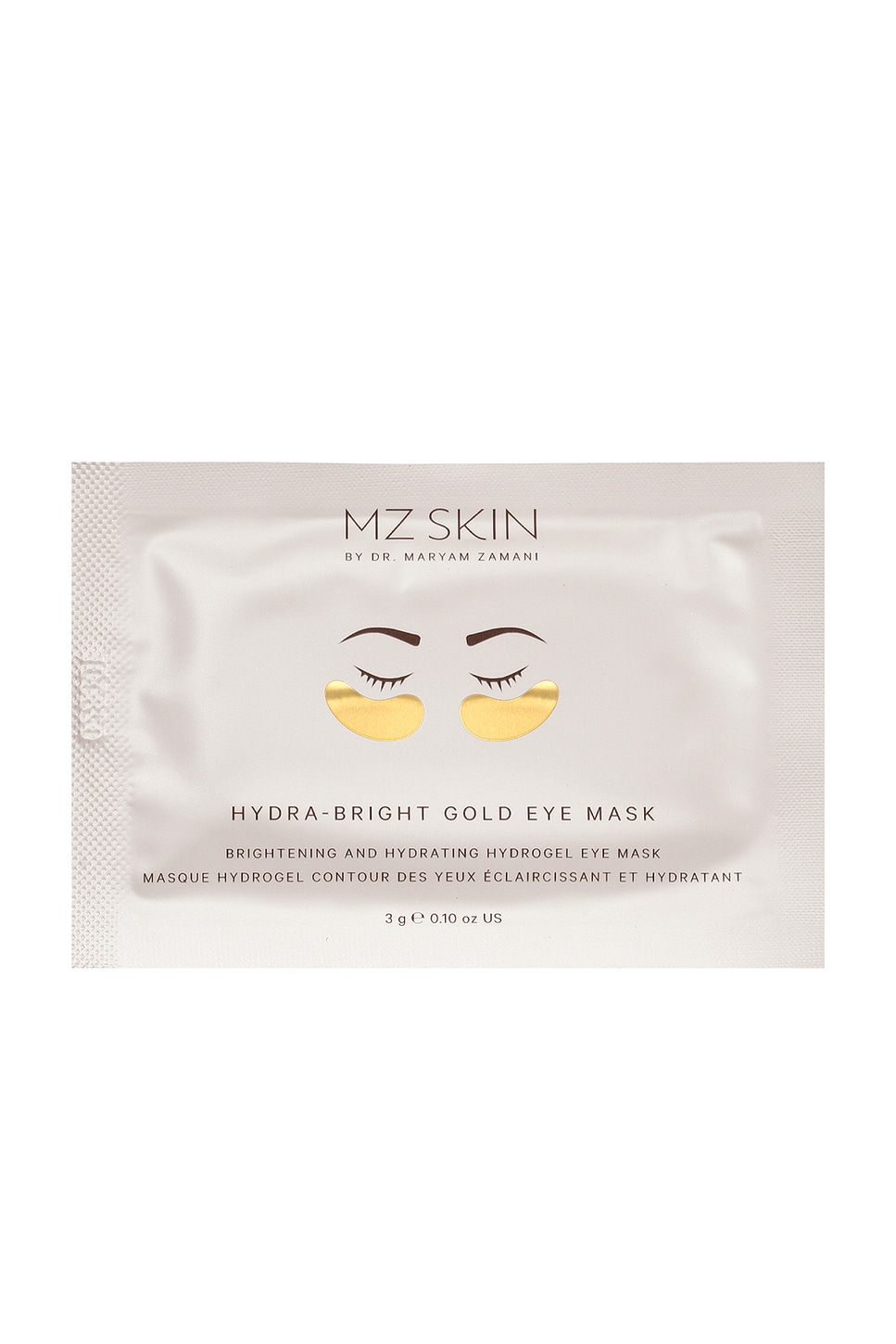 Hydra-Bright Gold Eye Mask Single in Beauty: NA