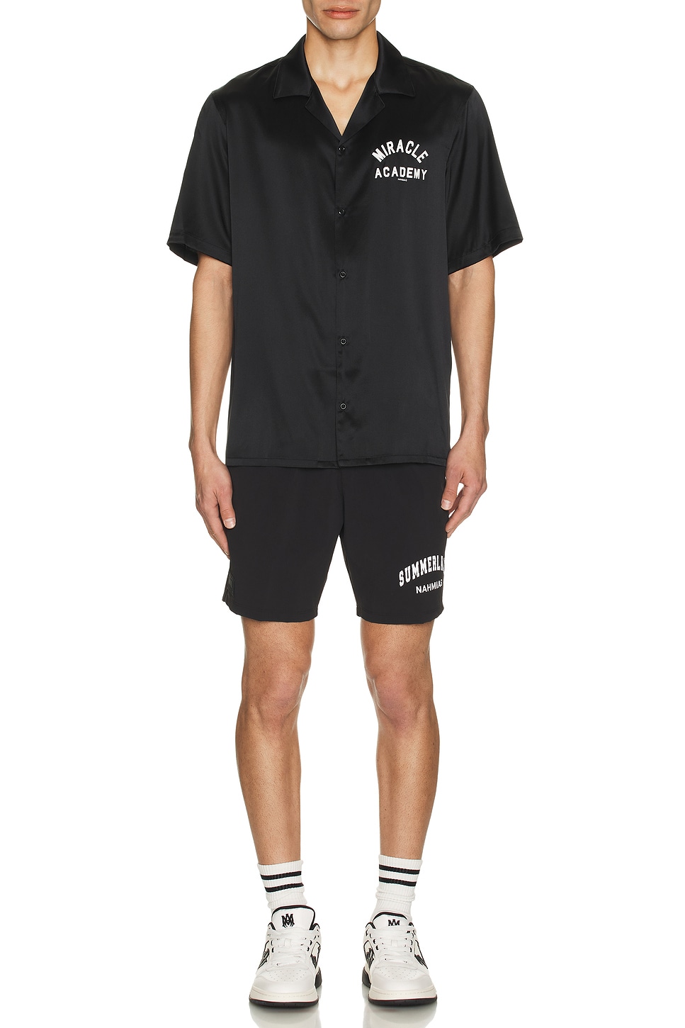 Image 1 of Nahmias Miracle Academy Silk Shirt in Black
