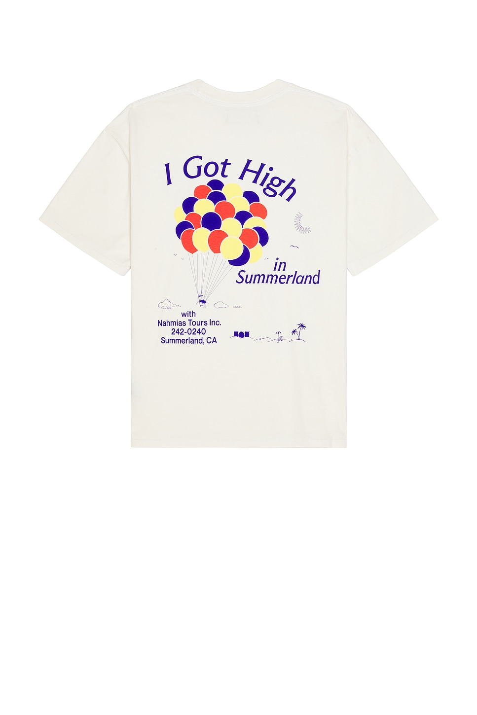 High in Summerland Boxy T-Shirt in White