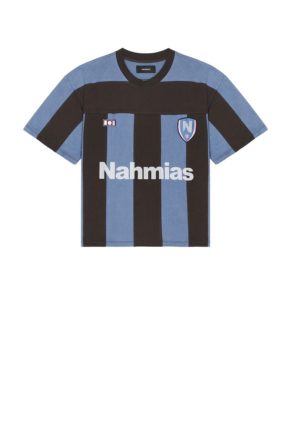 Image 1 of Nahmias Soccer Jersey in Blue Ocean Stripe