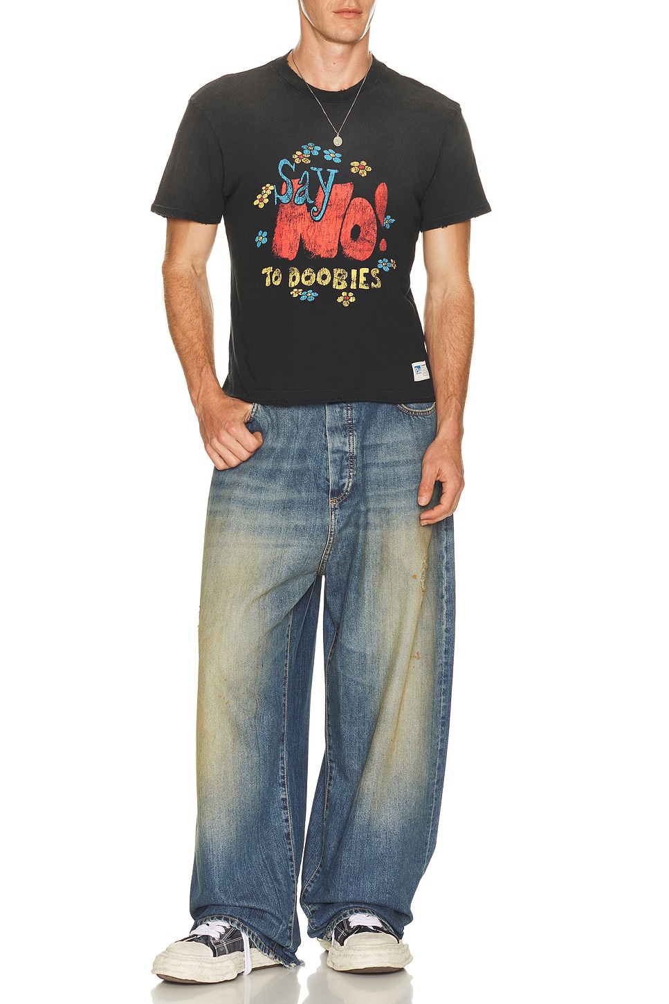 Nahmias Say No Open Hem Fitted Tee | Thumbnail 5 Nahmias Say No Open Hem Fitted Tee | Thumbnail 5
