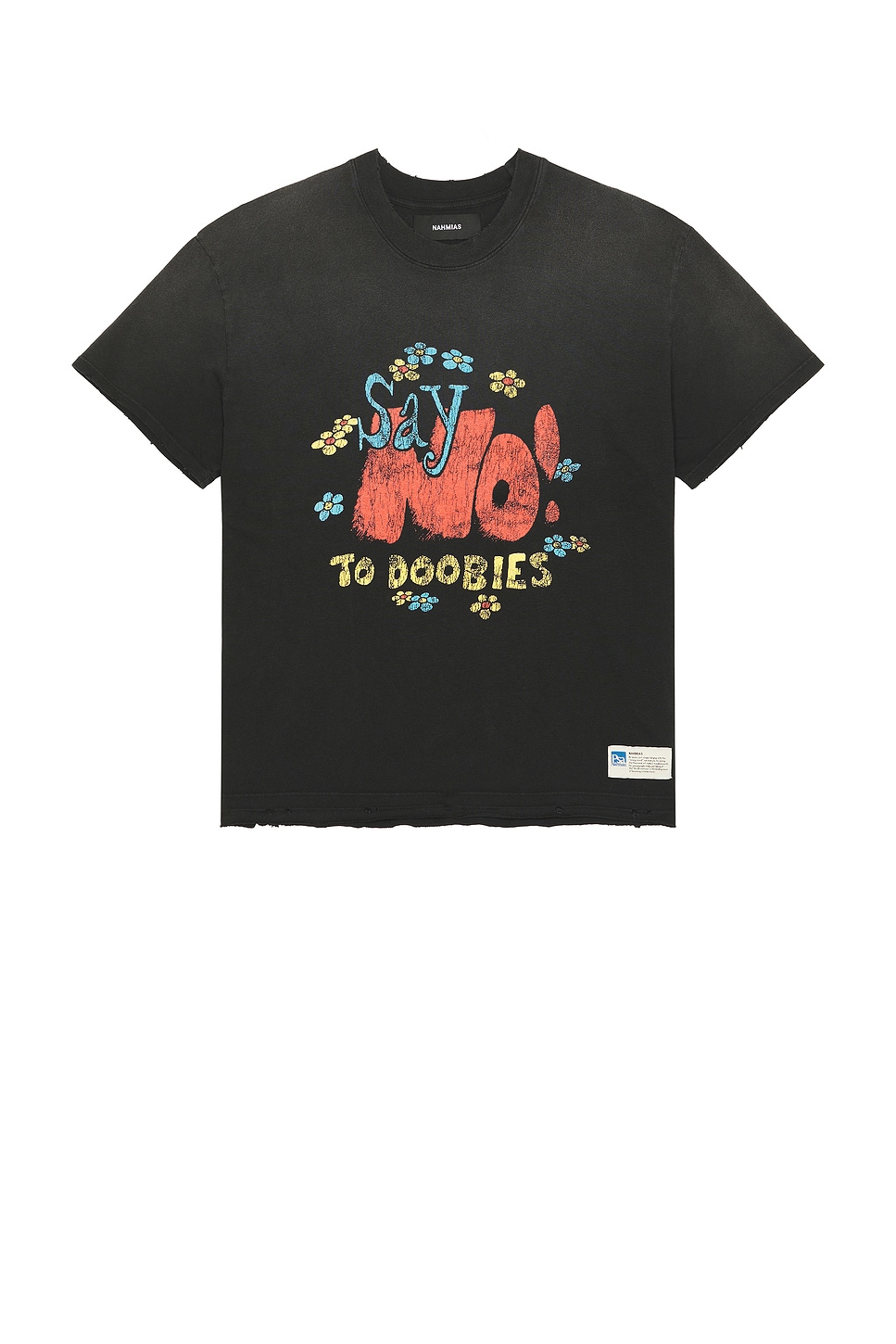 Nahmias Say No Open Hem Fitted Tee | Thumbnail 6 Nahmias Say No Open Hem Fitted Tee | Thumbnail 6