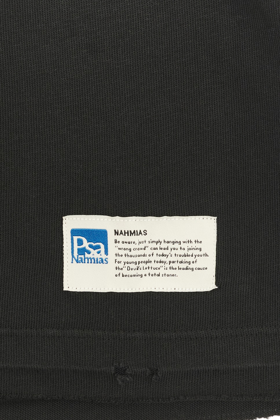 Nahmias Say No Open Hem Fitted Tee | Thumbnail 7 Nahmias Say No Open Hem Fitted Tee | Thumbnail 7