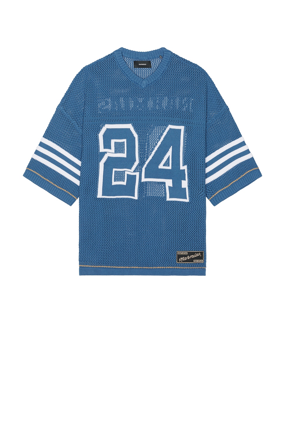 Knit 24 Football Shirt in Blue