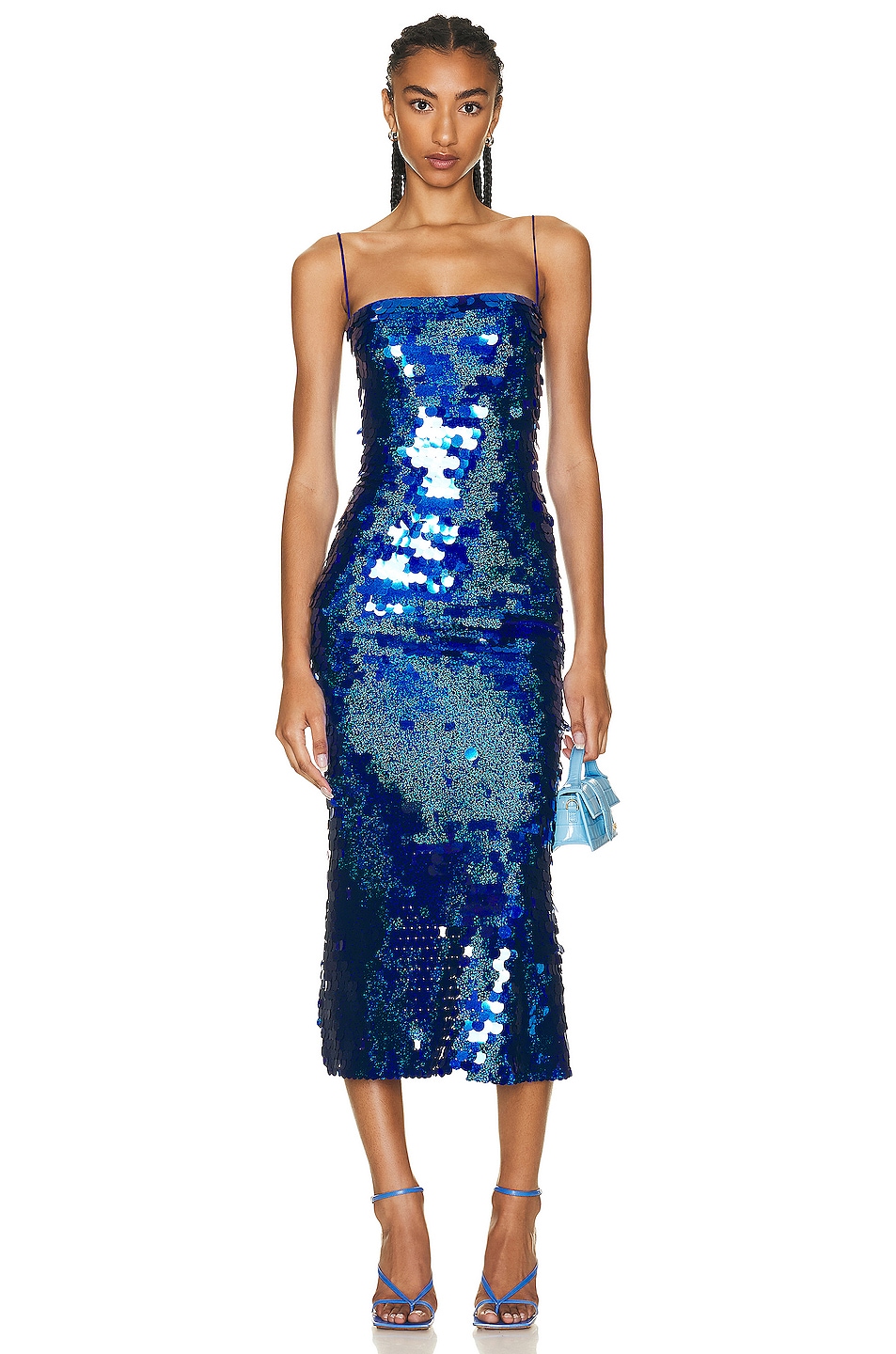 Image 1 of The New Arrivals by Ilkyaz Ozel Phoenix Dress in Klein Blue