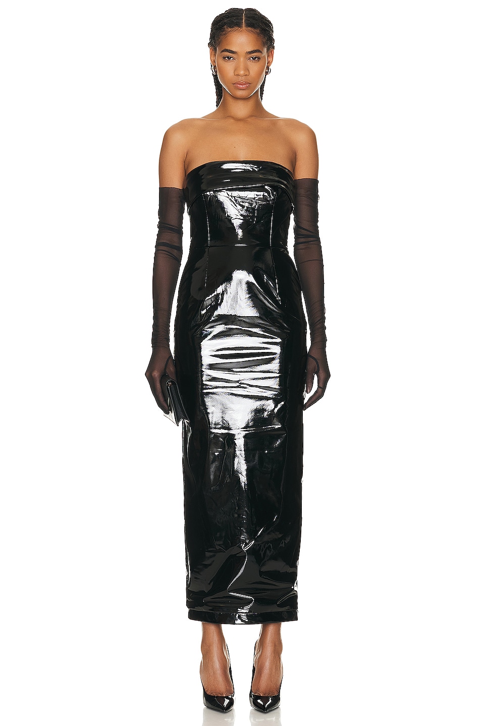 Image 1 of The New Arrivals by Ilkyaz Ozel Rhea Dress in Pigalle Black