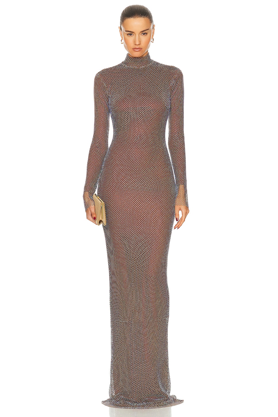 Donyale Dress in Brown