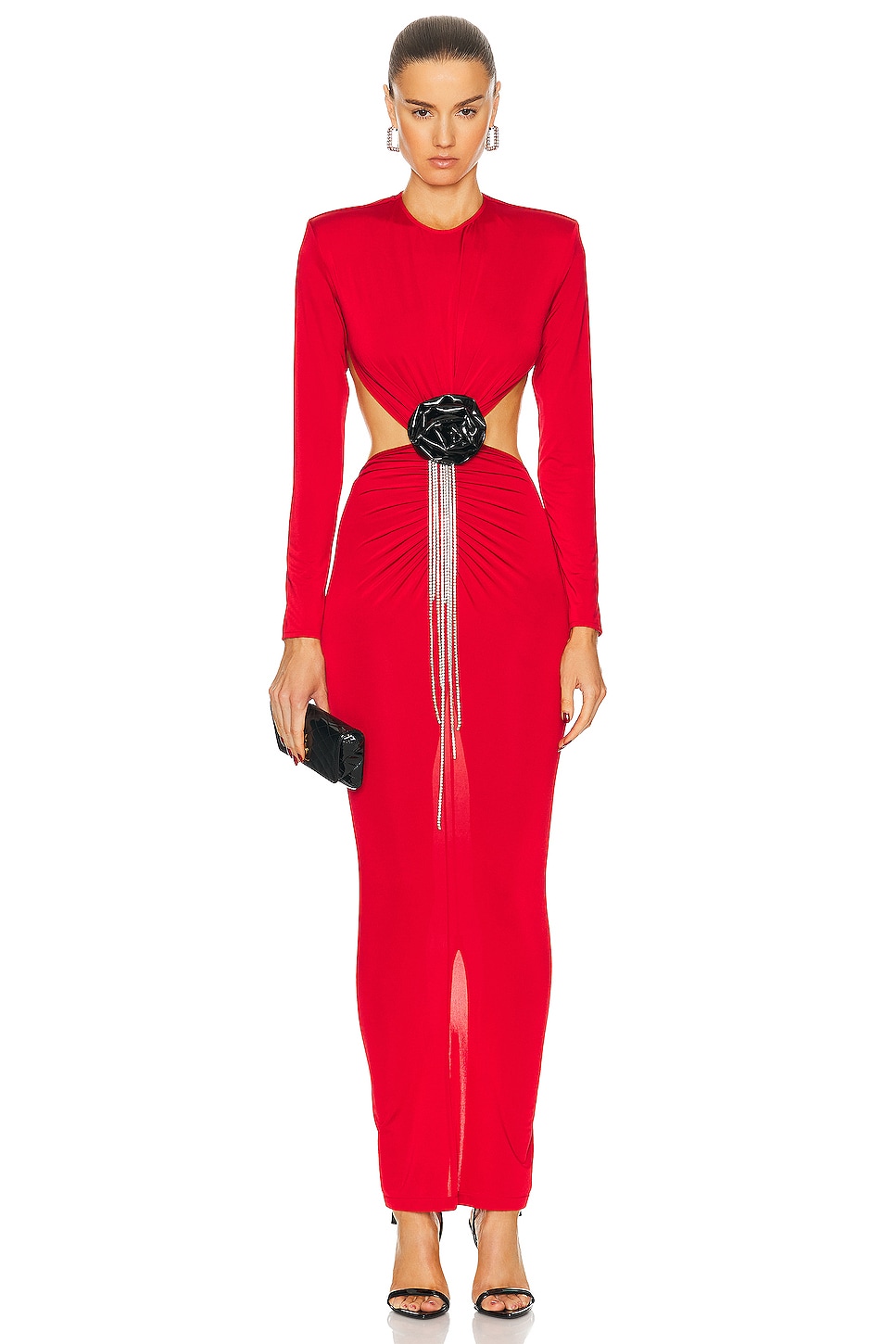 Image 1 of The New Arrivals by Ilkyaz Ozel Thea Dress in Rouge Dada