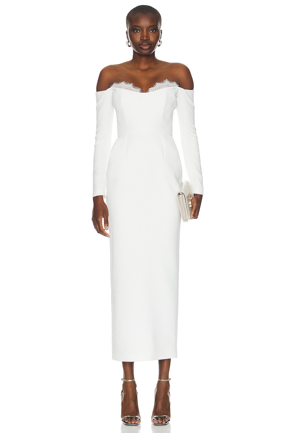 Image 1 of The New Arrivals by Ilkyaz Ozel Farah Dress in Temple White