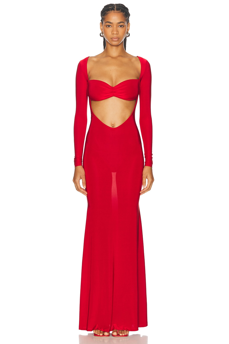 Lilaea Dress in Red