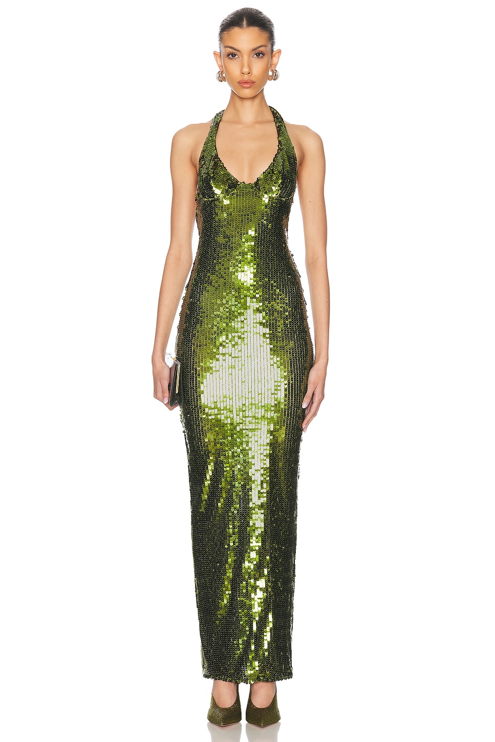 Coralie Dress in Green