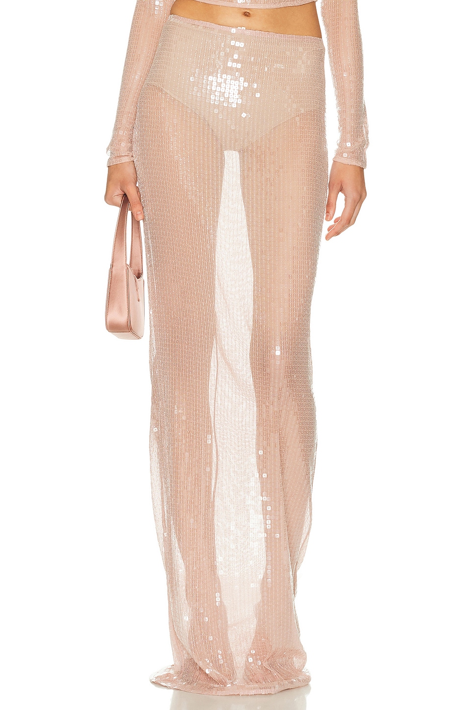 The New Arrivals By Ilkyaz Ozel Zada Skirt In Pink