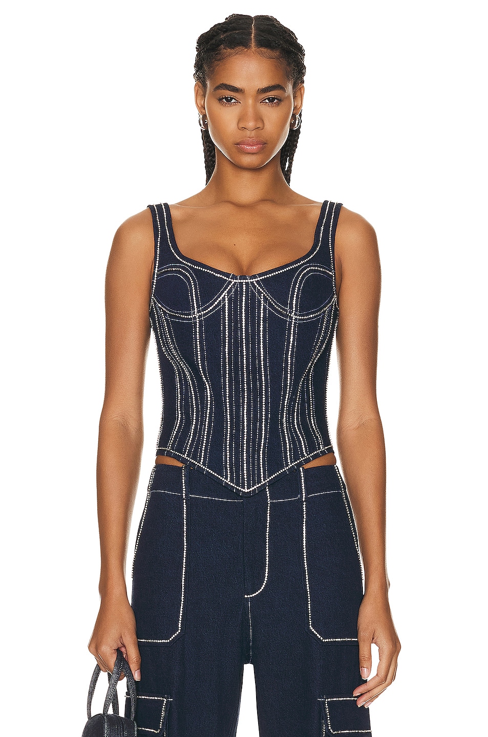 Image 1 of The New Arrivals by Ilkyaz Ozel Kaia Corset in Le Bibliotheque
