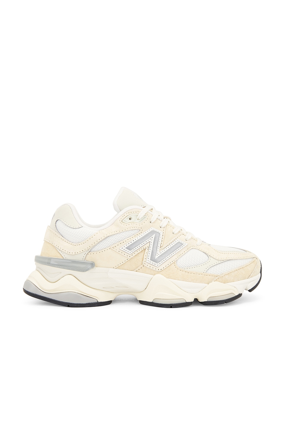 Image 1 of New Balance 9060 Sneaker in Calcium, Sea Salt, & Silver Metallic