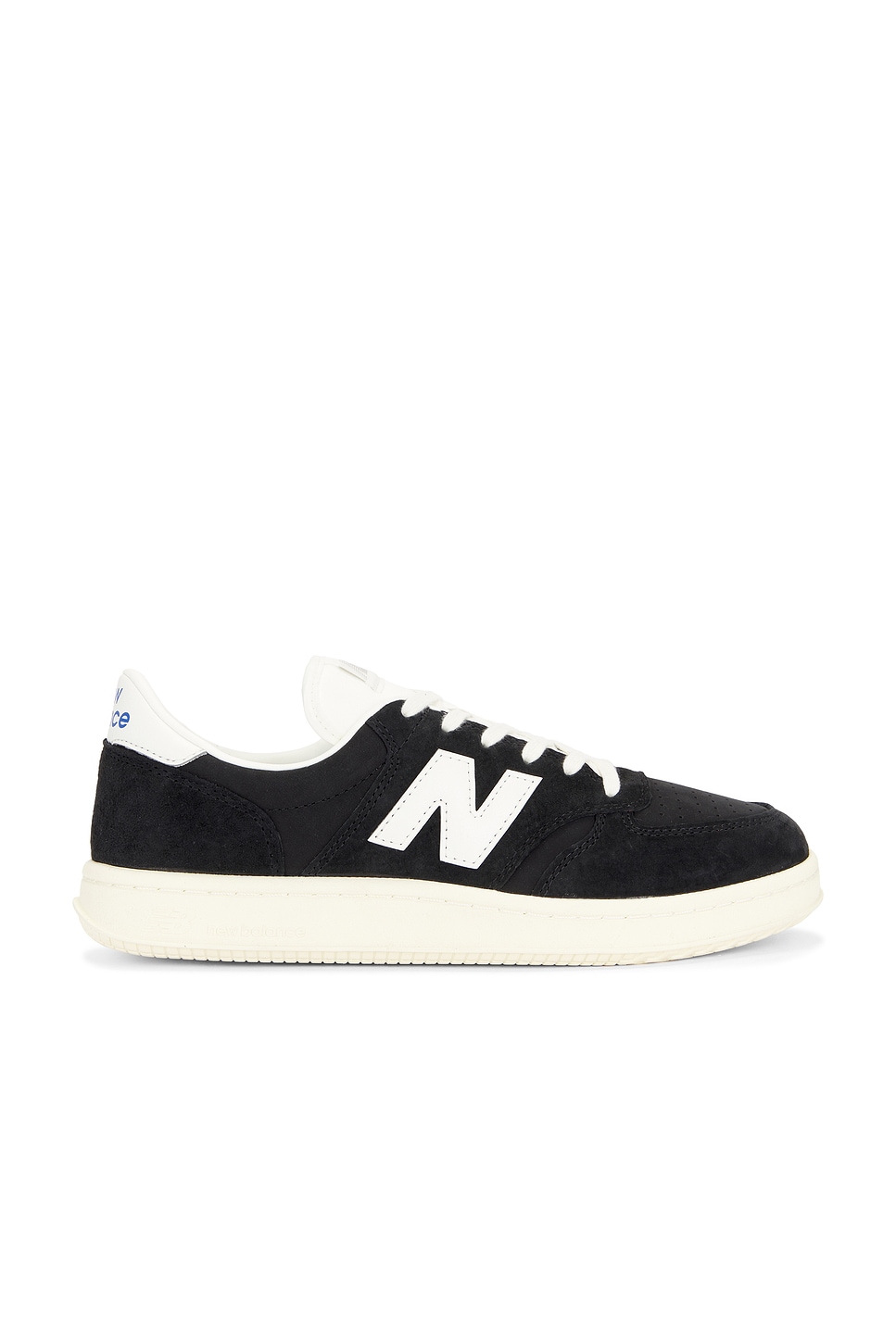 Image 1 of New Balance T500 Sneakers in Black, Sea Salt, & Angora