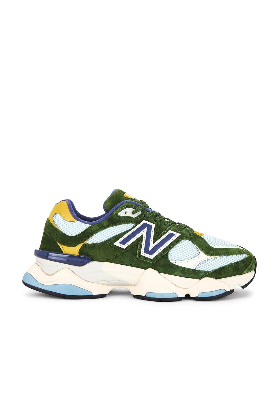 Image 1 of New Balance 9060 Sneaker in Dark Alpine Green & Frosted Glass